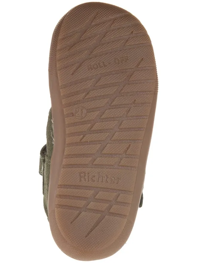 Leder-Lauflernschuhe in Khaki>RICHTER Best