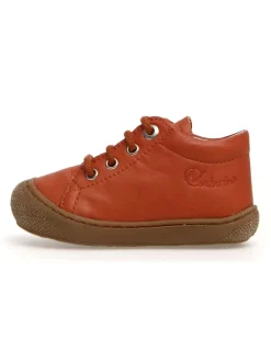 Leder-Lauflernschuhe in Orange>Naturino Hot