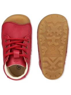 Leder-Lauflernschuhe "Panto" in Rot>Bundgaard Best