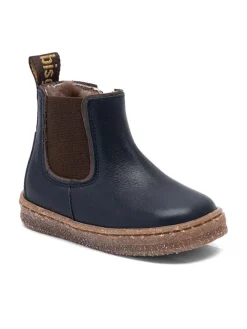 bisgaard Lauflernschuhe^Leder-Lauflernschuhe "Phillip" in Dunkelblau/ Braun