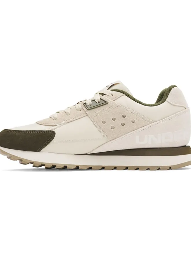 Leder-Laufschuhe in Beige/ Khaki>Under Armour Online