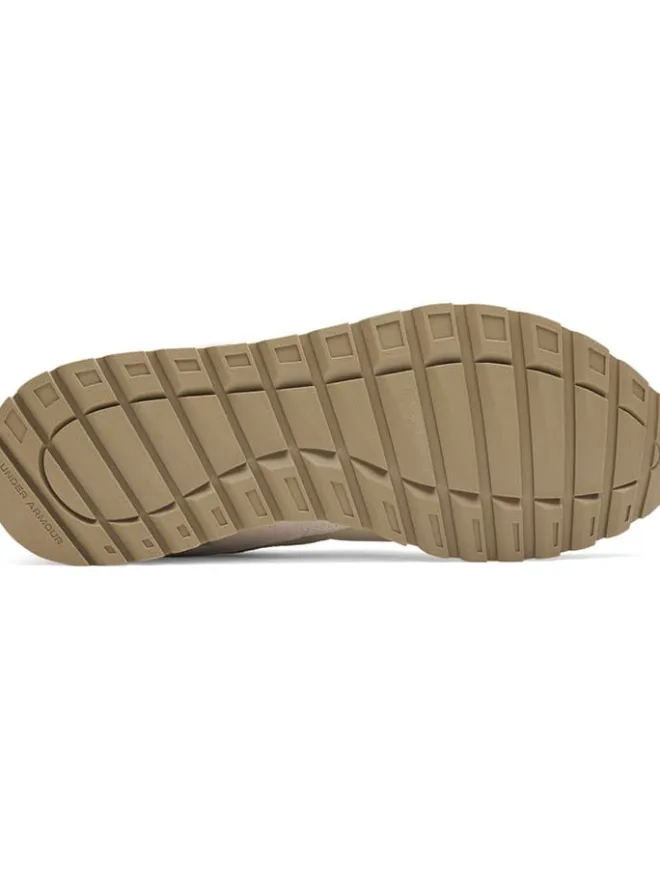 Leder-Laufschuhe in Beige/ Khaki>Under Armour Online