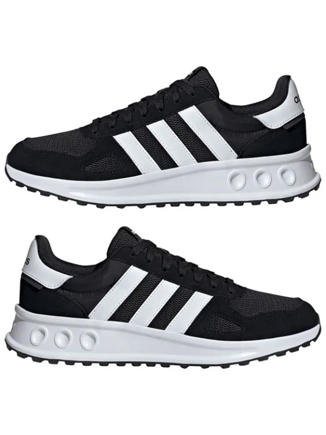 adidas Sportschuhe^Leder-Laufschuhe "Run 84" in Schwarz/ Weiß