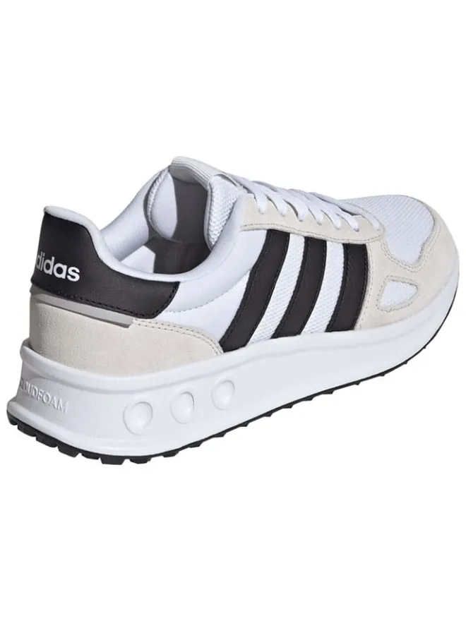 Leder-Laufschuhe "Run 84" in Weiß/ Schwarz/ Beige>adidas Sale