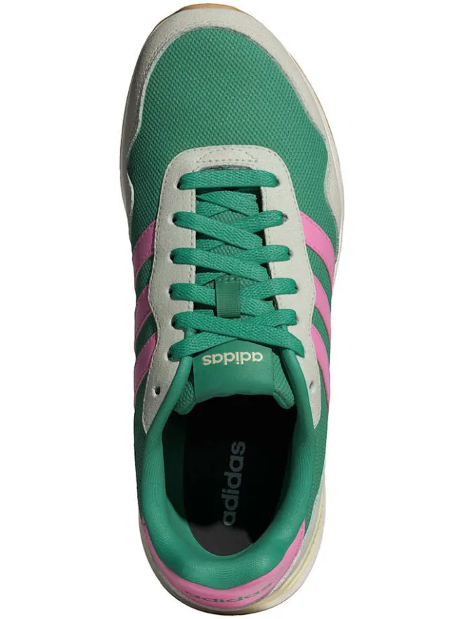 adidas Outdoor- & Sportschuhe^Leder-Laufschuhe "RUN 60s" in Grün/ Pink