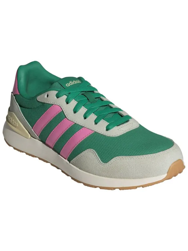adidas Outdoor- & Sportschuhe^Leder-Laufschuhe "RUN 60s" in Grün/ Pink