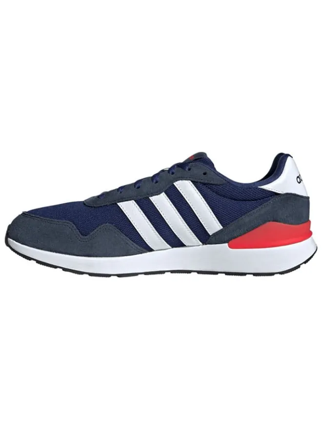 adidas Sneakers^Leder-Laufschuhe "RUN 60s" in Dunkelblau/ Rot/ Weiß