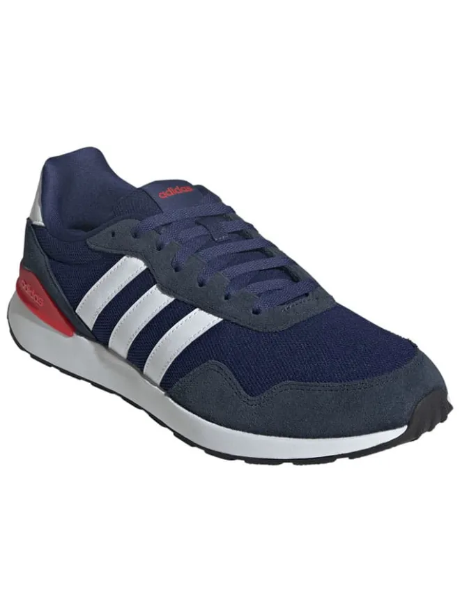 adidas Sneakers^Leder-Laufschuhe "RUN 60s" in Dunkelblau/ Rot/ Weiß