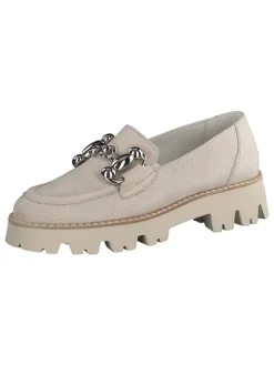 Paul Green Halbschuhe^Leder-Mokassins in Beige