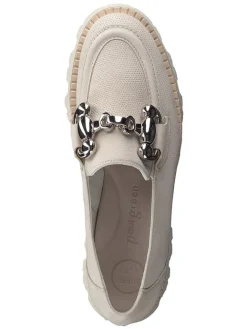Paul Green Halbschuhe^Leder-Mokassins in Beige