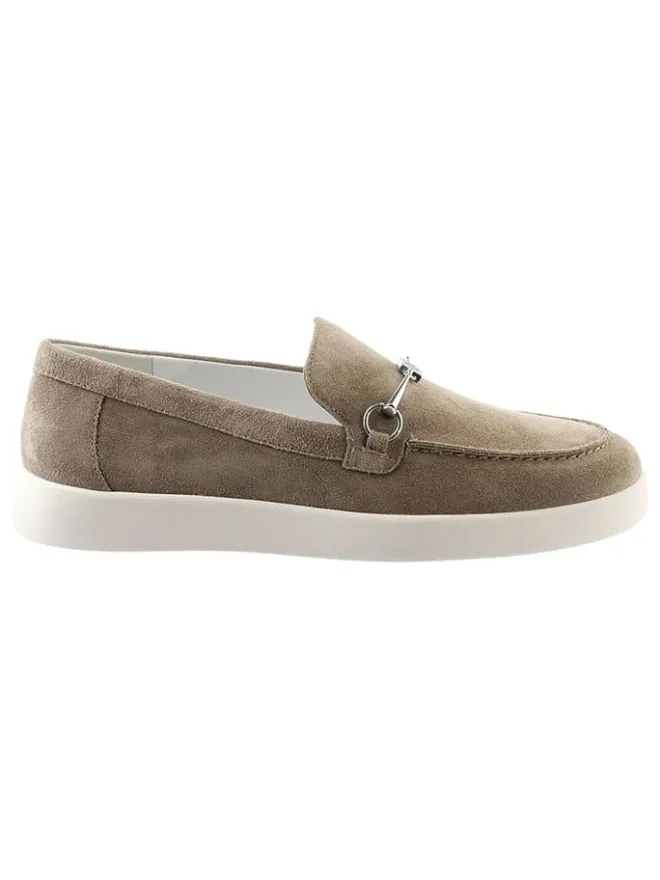 Högl Halbschuhe^Leder-Mokassins "Allen" in Hellbraun