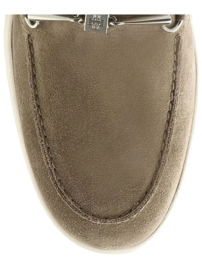 Högl Halbschuhe^Leder-Mokassins "Allen" in Hellbraun