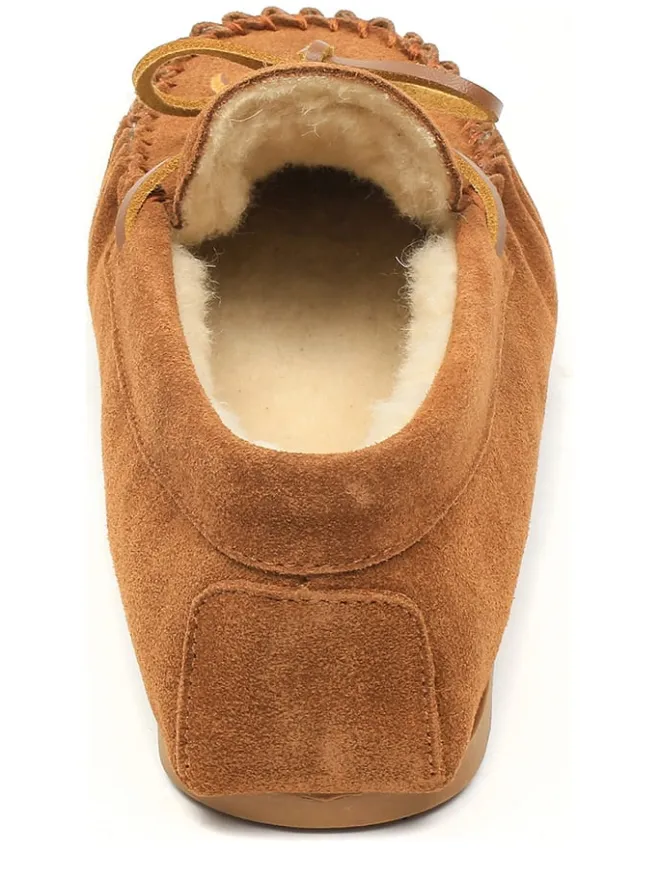 ISLAND BOOT Halbschuhe^Leder-Mokassins "Anor" in Hellbraun