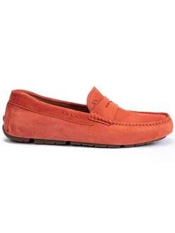 Leder-Mokassins "Eljos" in Orange>LLOYD Sale
