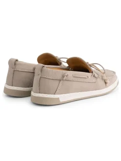 TRAVELIN' Halbschuhe^Leder-Mokassins "Falmouth" in Grau