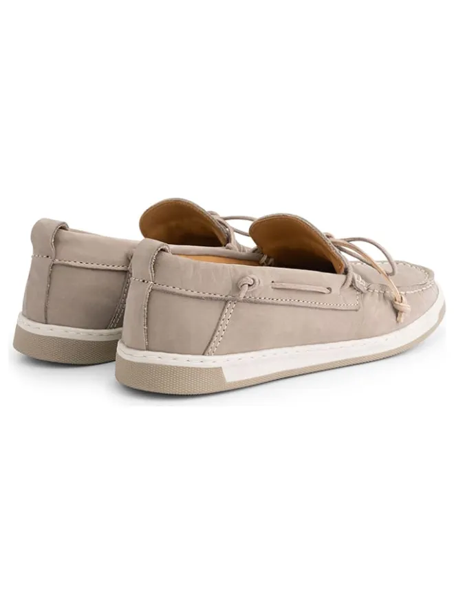 TRAVELIN' Halbschuhe^Leder-Mokassins "Falmouth" in Grau
