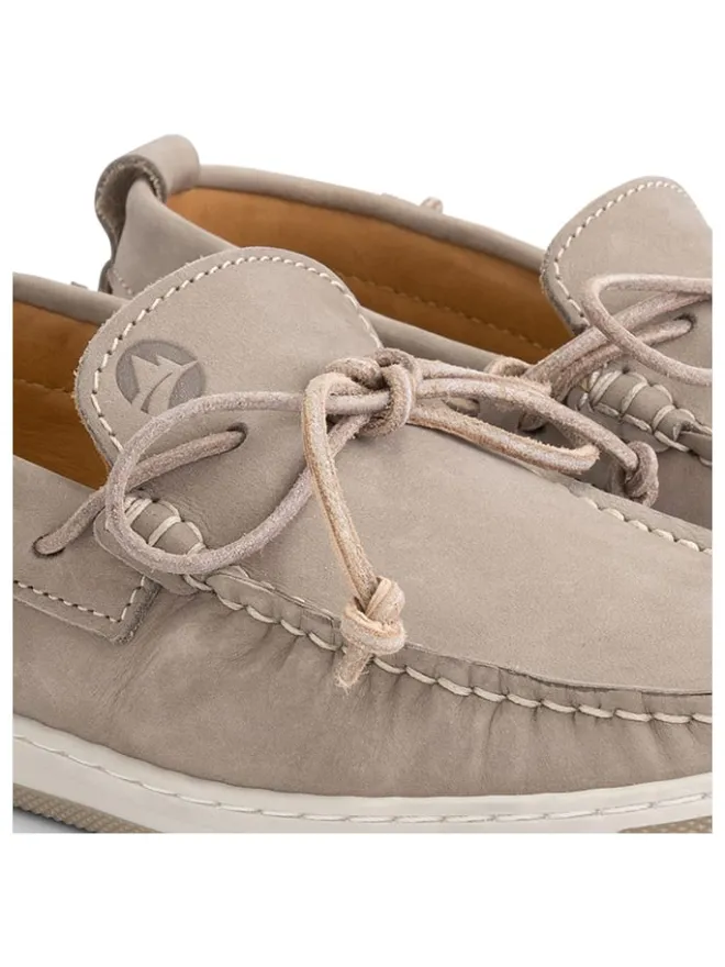 TRAVELIN' Halbschuhe^Leder-Mokassins "Falmouth" in Grau