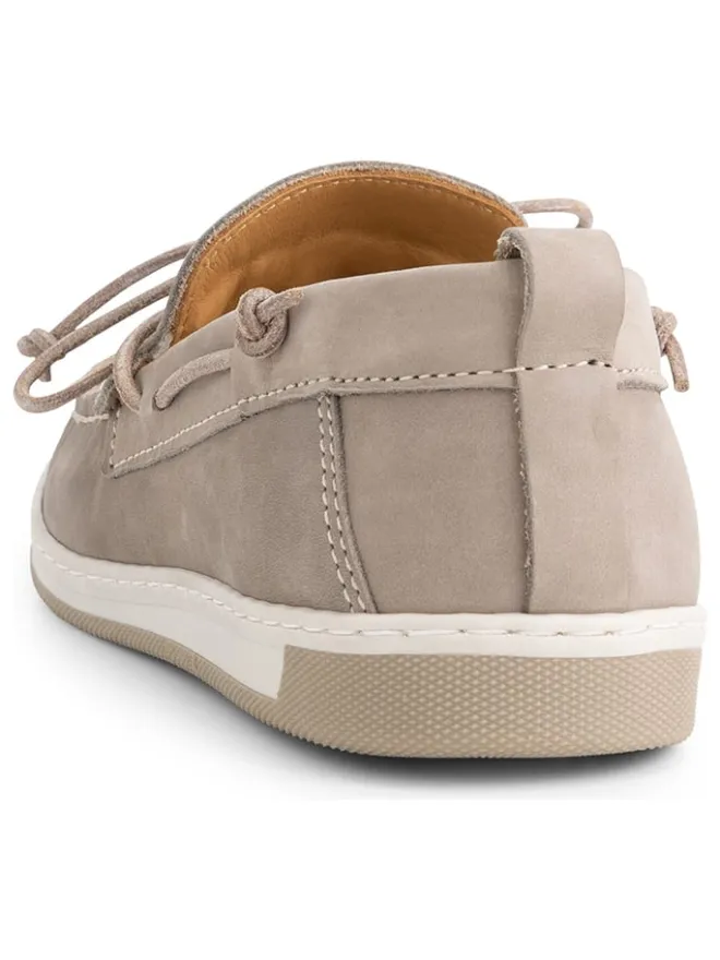 TRAVELIN' Halbschuhe^Leder-Mokassins "Falmouth" in Grau