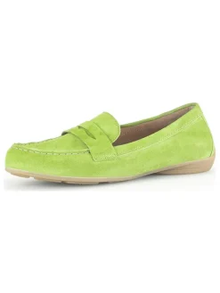 Leder-Mokassins "" in Limette>Gabor Sale