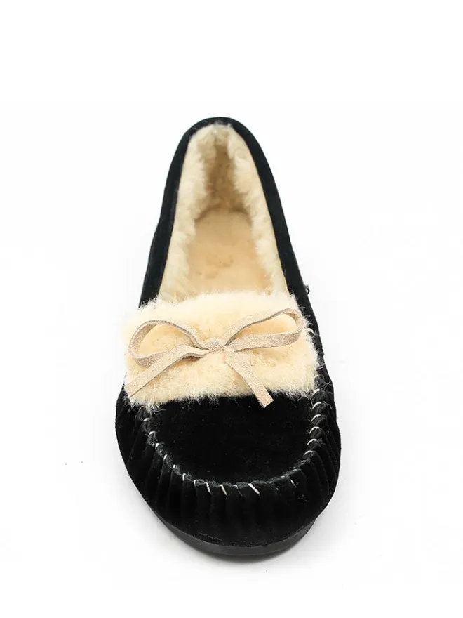 Leder-Mokassins "Idril" in Schwarz>NICEBAY Outlet