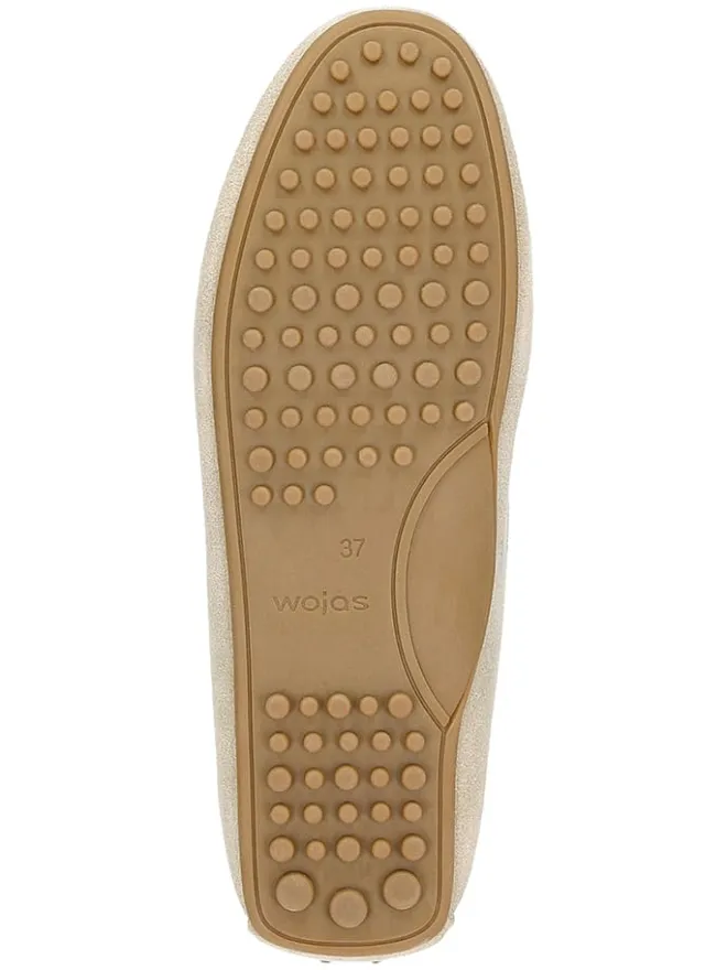 Leder-Mokassins in Beige>Wojas Clearance