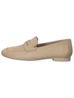 Paul Green Halbschuhe^Leder-Mokassins in Beige