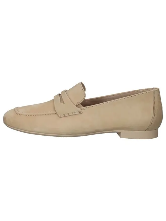 Paul Green Halbschuhe^Leder-Mokassins in Beige