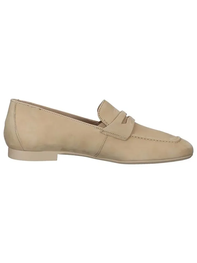 Paul Green Halbschuhe^Leder-Mokassins in Beige