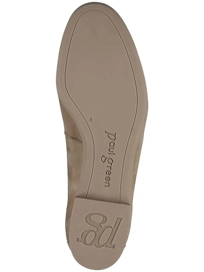 Paul Green Halbschuhe^Leder-Mokassins in Beige