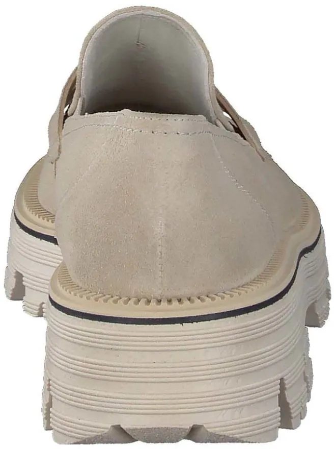 Paul Green Halbschuhe^Leder-Mokassins in Beige