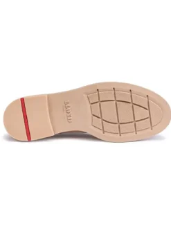 Leder-Mokassins in Beige><noscript><img width=
