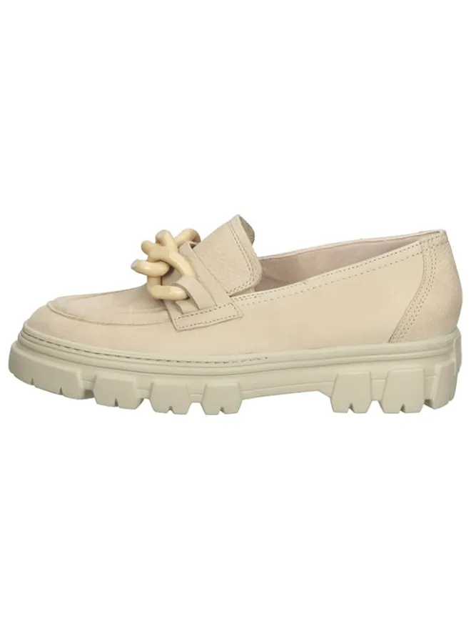 Leder-Mokassins in Beige>Paul Green Discount