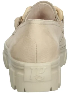 Leder-Mokassins in Beige><noscript><img width=