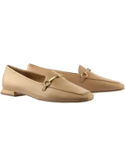 Leder-Mokassins in Beige>Högl Best