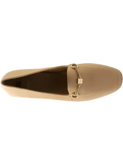 Leder-Mokassins in Beige><noscript><img width=