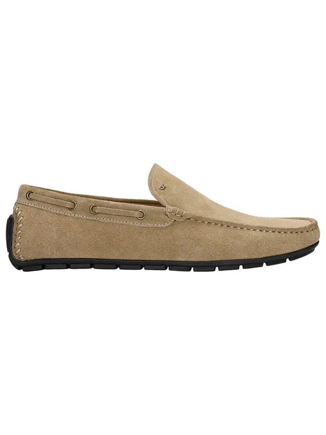 Leder-Mokassins in Beige>Wojas Hot