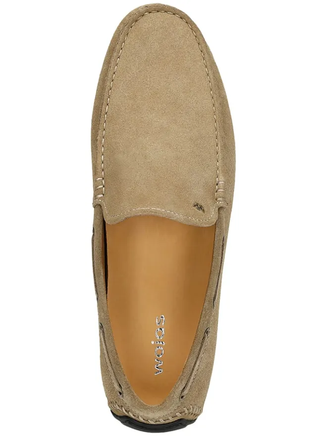 Leder-Mokassins in Beige>Wojas Hot