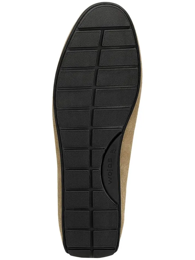 Leder-Mokassins in Beige>Wojas Hot