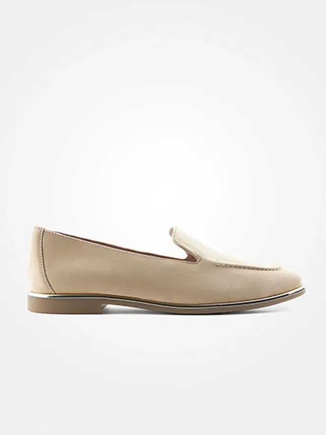 Leder-Mokassins in Beige>Paul Green