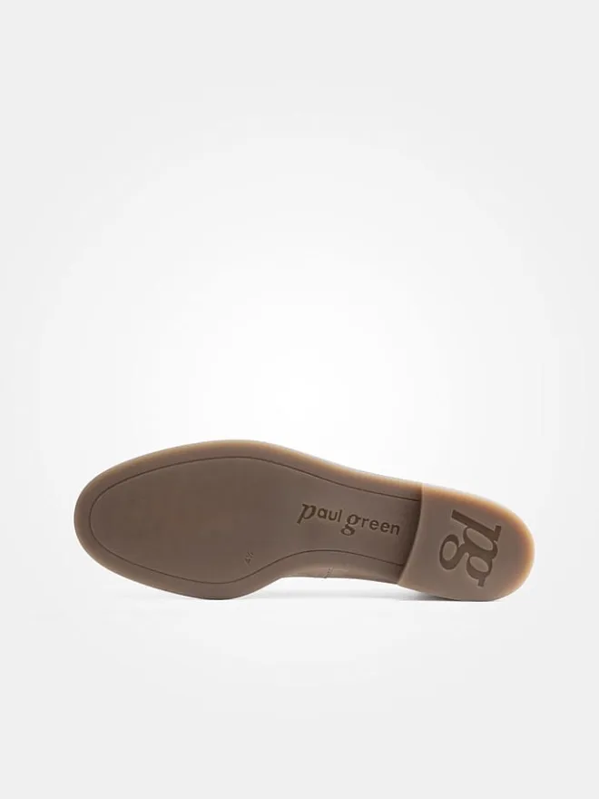 Leder-Mokassins in Beige>Paul Green
