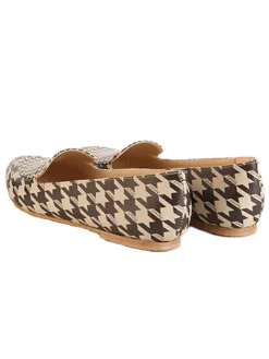 Leder-Mokassins in Beige/ Braun><noscript><img width=