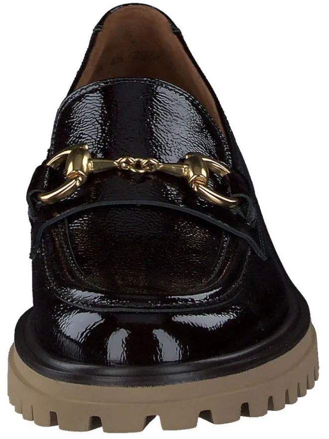Leder-Mokassins in Braun>Paul Green New