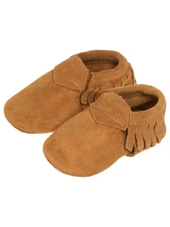 Leder-Mokassins in Cognac>Lait et Miel Online