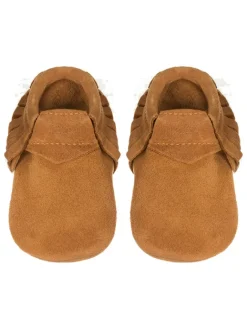 Leder-Mokassins in Cognac>Lait et Miel Online