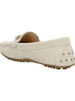 Wojas Halbschuhe^Leder-Mokassins in Creme