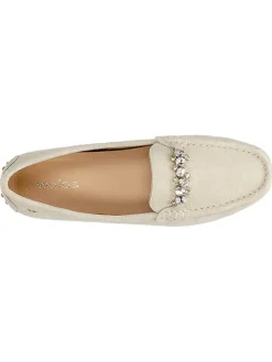 Wojas Halbschuhe^Leder-Mokassins in Creme