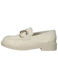 Leder-Mokassins in Creme>Paul Green Sale
