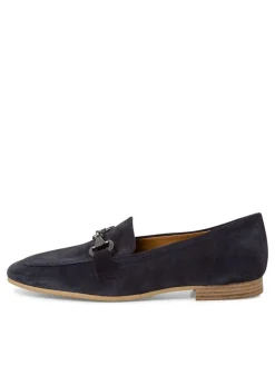 Leder-Mokassins in Dunkelblau>Tamaris New