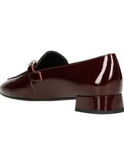 Wojas Halbschuhe^Leder-Mokassins in Dunkelrot
