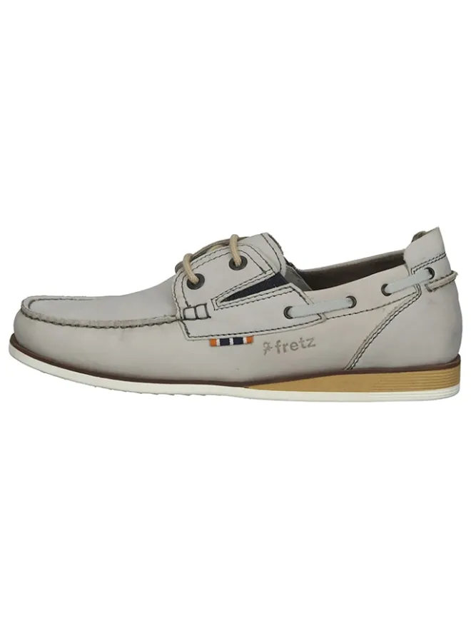 Fretz Men Halbschuhe^Leder-Mokassins in Grau